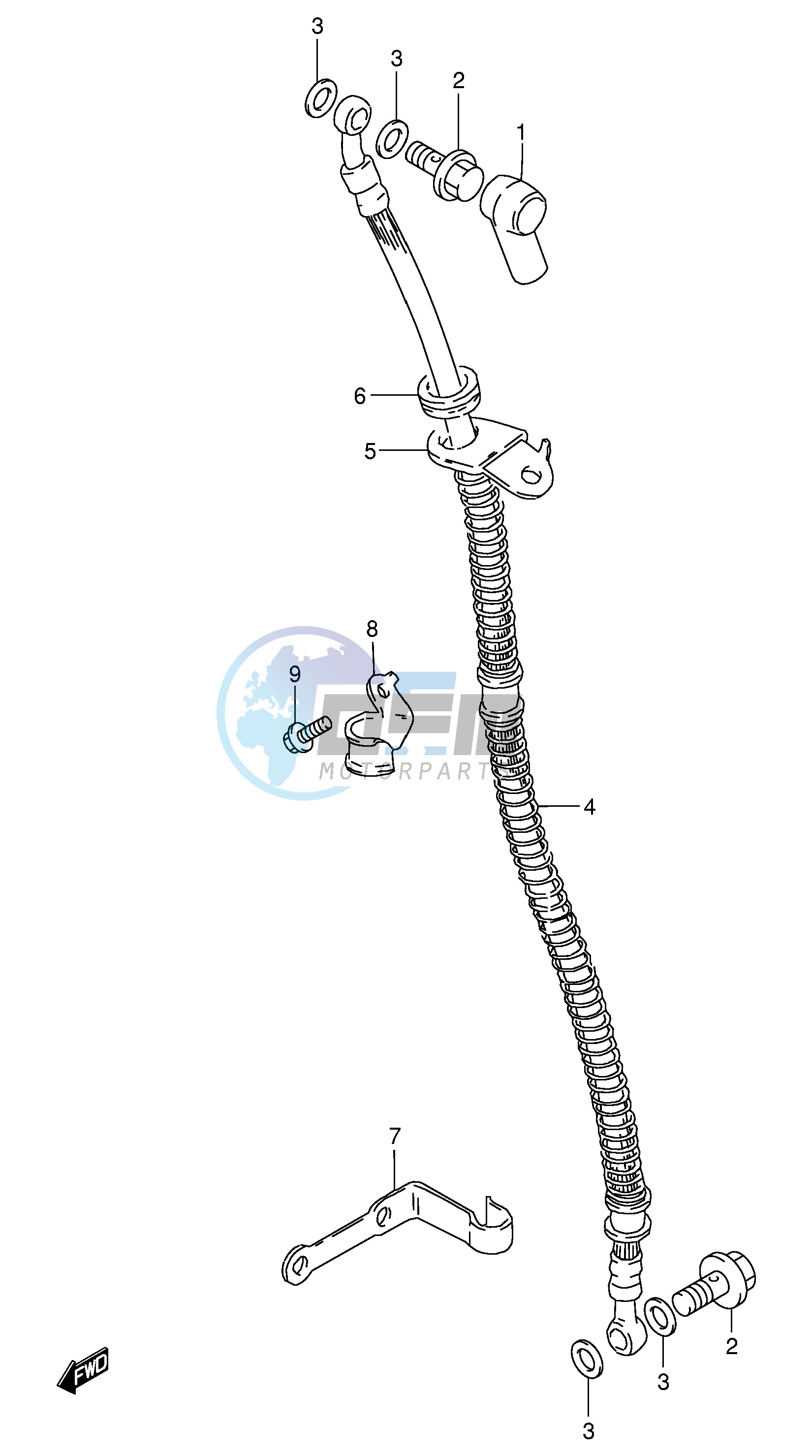 FRONT BRAKE HOSE