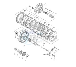 YZ LC 250 drawing CLUTCH