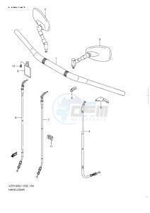 VZR 1800 Z drawing HANDLEBAR