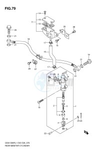 GSX1300R (E3-E28) Hayabusa drawing REAR MASTER CYLINDER