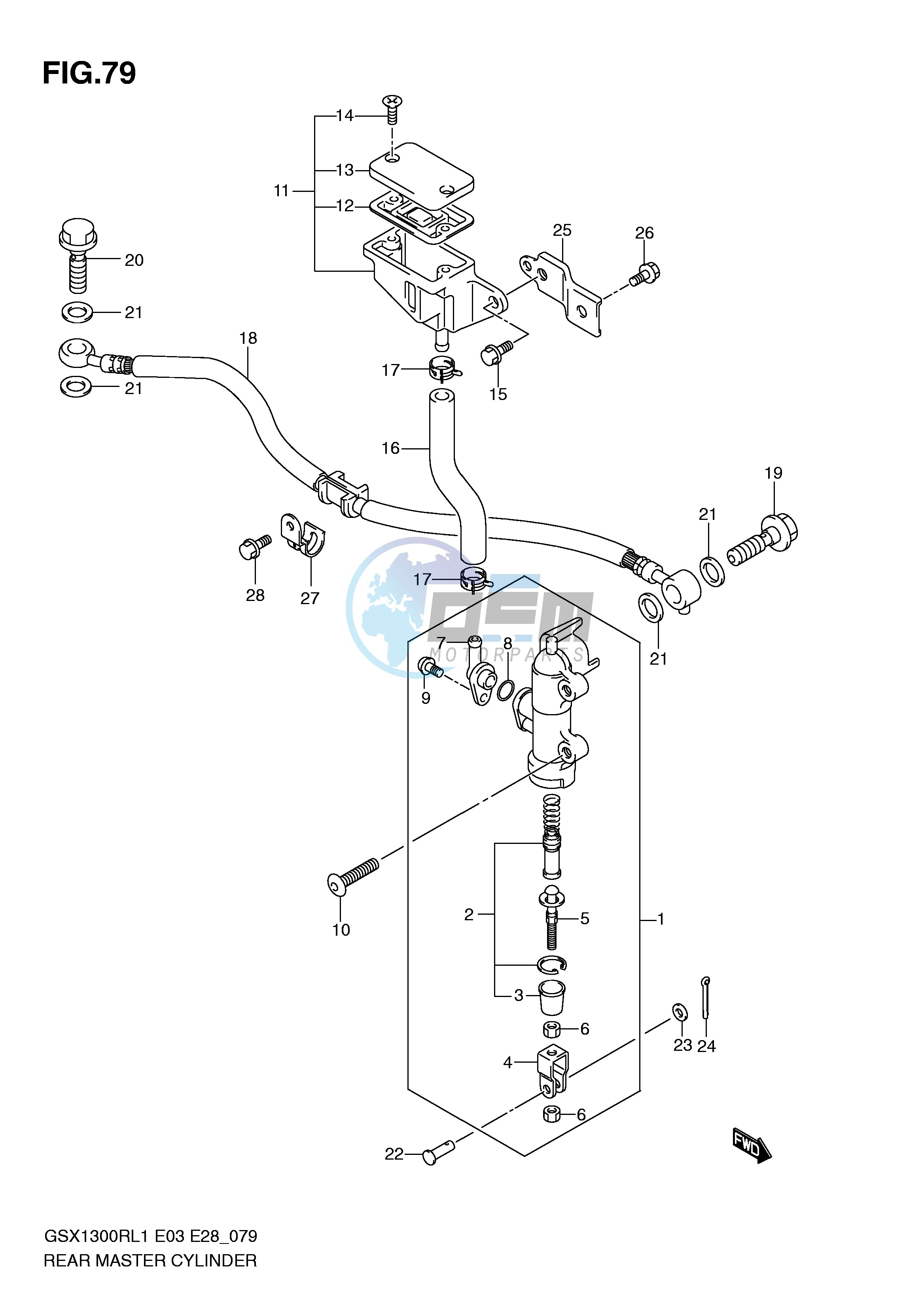 REAR MASTER CYLINDER