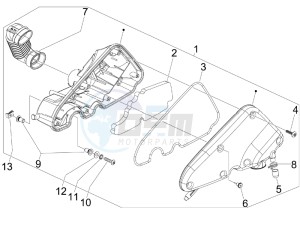 S 50 4T 4V College drawing Air filter