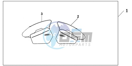 PANNIER INNER BAG SET