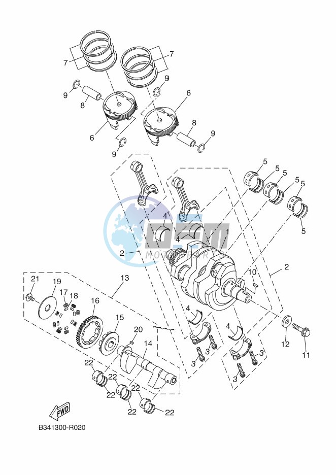 CRANKSHAFT & PISTON