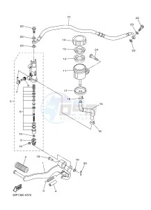 FZ8-S FZ8 FAZER 800 (42PA 42PE) drawing REAR MASTER CYLINDER