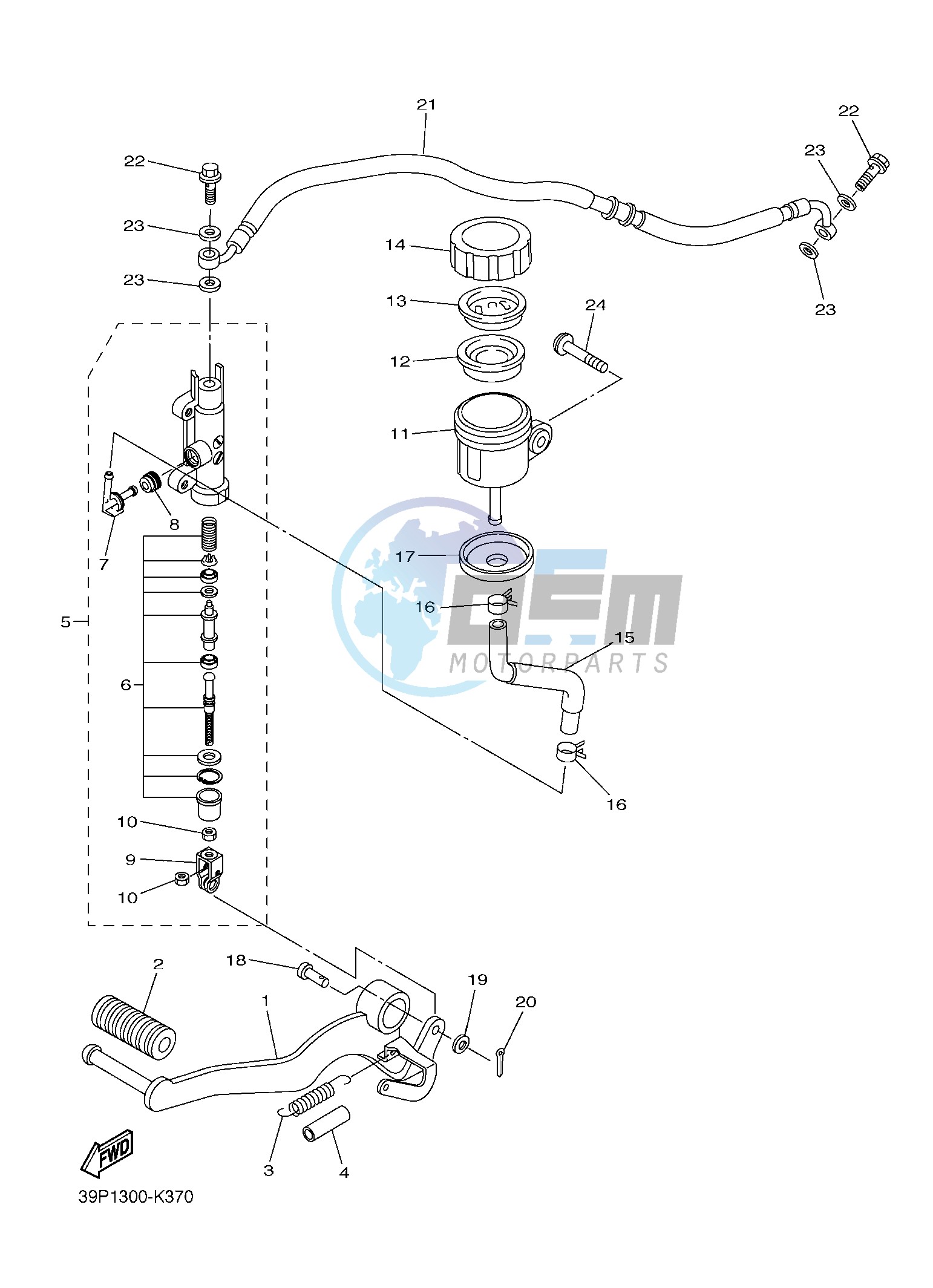 REAR MASTER CYLINDER