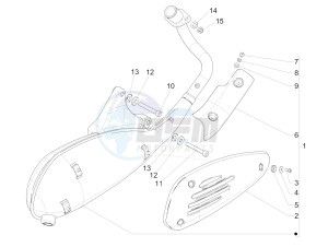 Liberty 125 4T Delivery E3 NEXIVE drawing Silencer