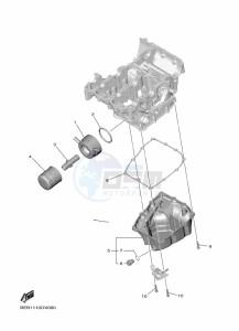 YZF690 YZF-R7 (BEBG) drawing OIL CLEANER