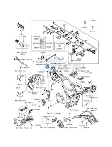 NINJA 300 EX300AGFA XX (EU ME A(FRICA) drawing Chassis Electrical Equipment