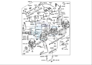 ZRX 1200 (EU) drawing CARBURETOR