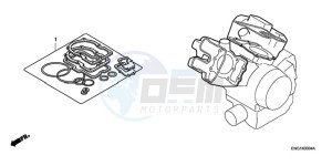 NSA700A9 France - (F / CMF MME) drawing GASKET KIT A