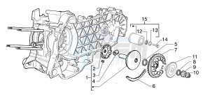 Super Hexagon 180 GTX 12 inch drawing Half-pulley assy. driving