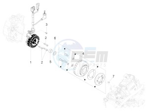 BEVERLY 300 IE ABS E4 (APAC) drawing Flywheel magneto