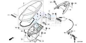 NSC110MPDE NSC110MPDE UK - (E) drawing SEAT/LUGGAGE BOX