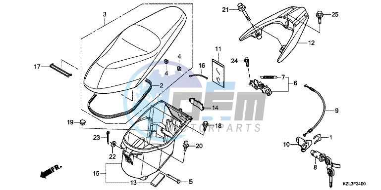 SEAT/LUGGAGE BOX