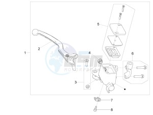 V9 Roamer 850 (USA) drawing Silinder induk depan