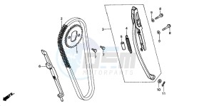 CMX250C REBEL drawing CAM CHAIN/TENSIONER