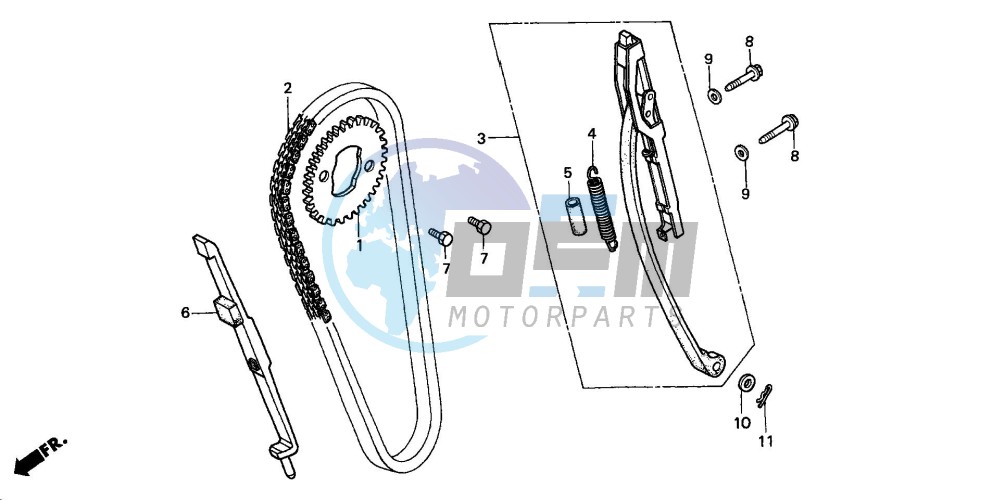 CAM CHAIN/TENSIONER