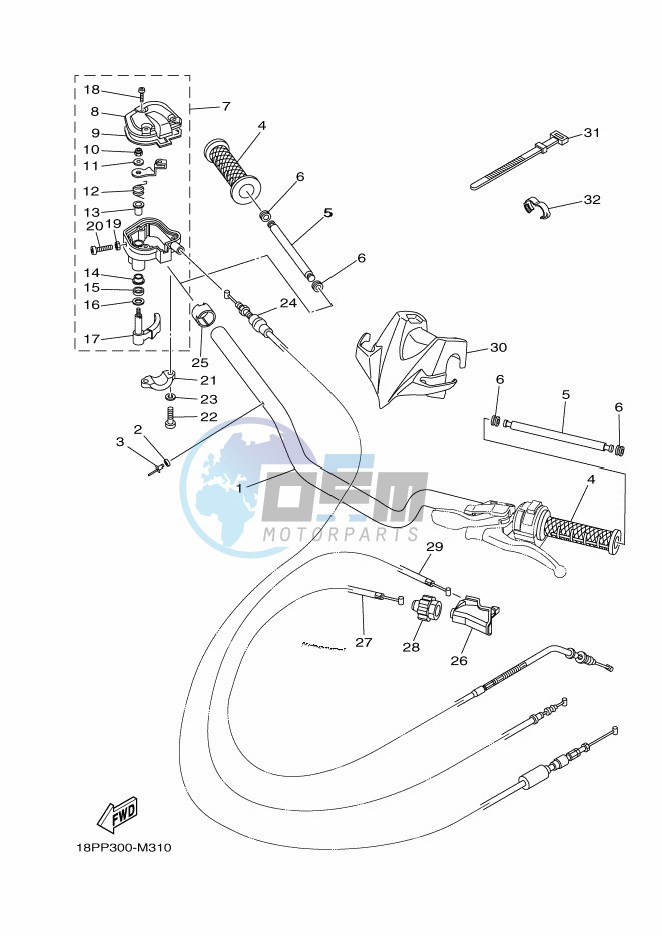 STEERING HANDLE & CABLE