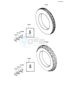 EX 305 B [GPZ 305] (B1) [GPZ 305] drawing TIRES