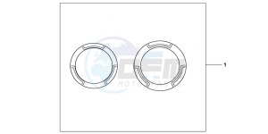 CB600FAB drawing CRANCASE RING SET