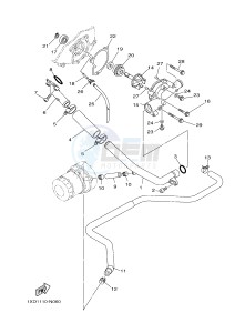 YXM700E YXM700PHF VIKING EPS HUNTER (1XPL) drawing WATER PUMP