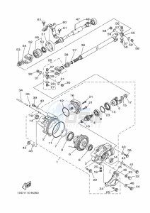 YXM700E YX70MPM (BHF1) drawing FRONT DIFFERENTIAL