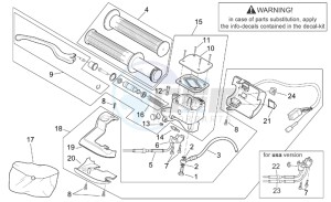 Scarabeo 125-150-200 (eng. Rotax) drawing RH controls