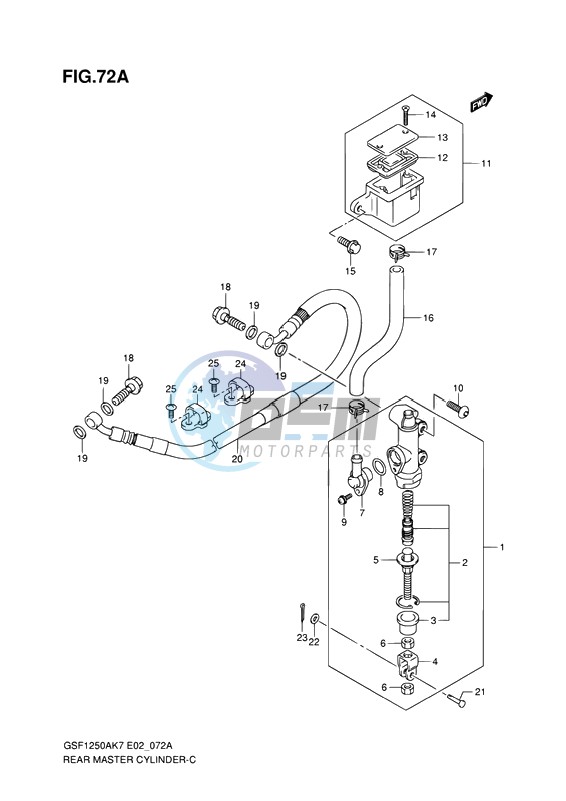 REAR MASTER CYLINDER