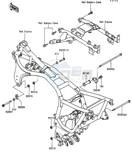 ZG 1000 A [CONCOURS] (A7-A9) [CONCOURS] drawing FRAME FITTINGS