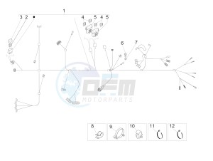 Liberty 125 4t Delivery e3 Single drawing Main cable harness