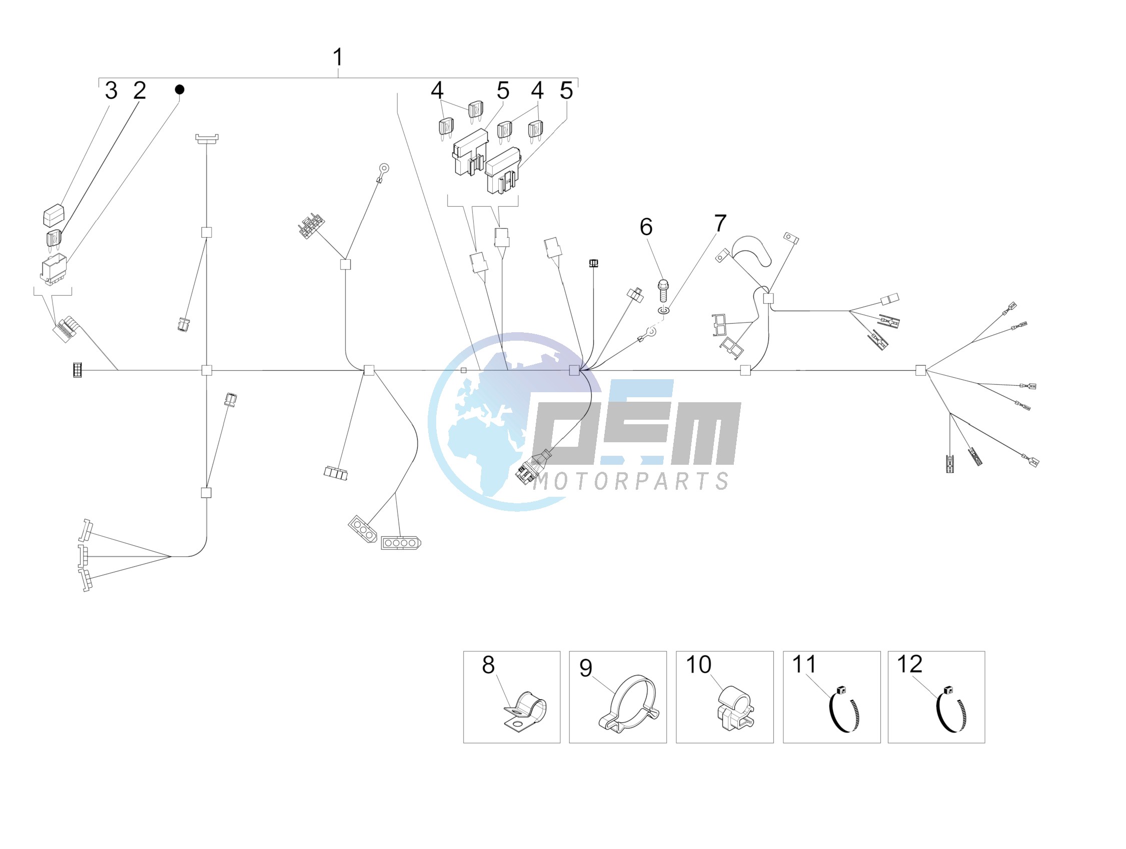 Main cable harness