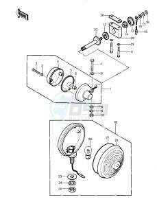 KZ 1000 P [POLICE 1000] (P1-P5) [POLICE 1000] drawing TURN SIGNALS