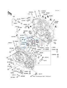 VN 1500 N [VULCAN 1500 CLASSIC FI] (N1-N3) [VULCAN 1500 CLASSIC FI] drawing CRANKCASE -- VN1500-N3- -