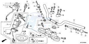 CB600FAB drawing HANDLE PIPE/ TOP BRIDGE