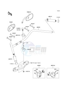 VN 1600 D [VULCAN 1600 NOMAD] (D1) D1 drawing HANDLEBAR