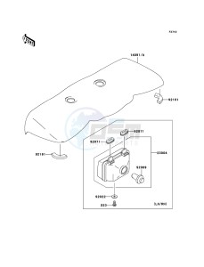 KVF360 KVF360-B3 EU drawing Headlight(s)