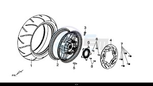 MAXSYM 600 I ABS EXECUTIVE (LX60A4-EU) (E4) (L7-M0) drawing RR. WHEEL