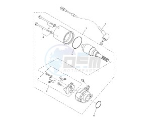 YZF R 125 drawing STARTING MOTOR