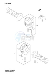 GS500 (P19) drawing HANDLE SWITCH (MODEL K6)