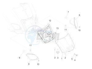 GTS 300 4T 4V IE ABS E3-E4 (NAFTA) drawing Rear headlamps - Turn signal lamps