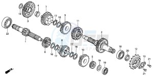 CA125 REBEL drawing TRANSMISSION