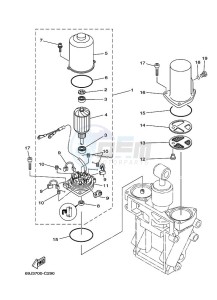 F250A drawing TILT-SYSTEM-2