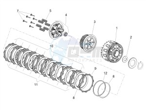 SHIVER 900 E4 ABS (NAFTA) drawing Clutch