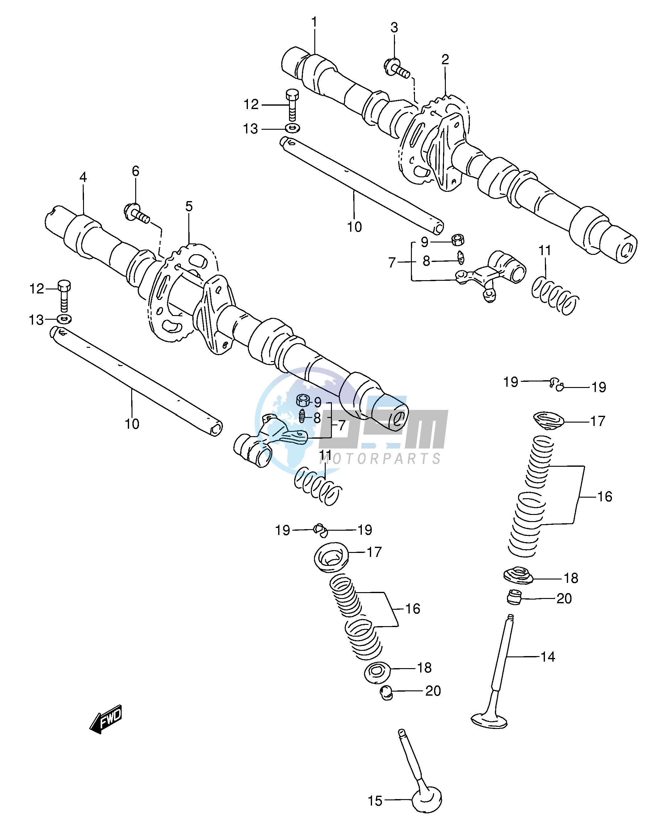 CAMSHAFT - VALVE