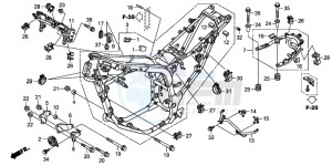 XL700VA drawing FRAME BODY