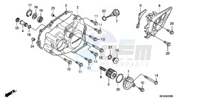 CRF450RB drawing L. CRANKCASE COVER