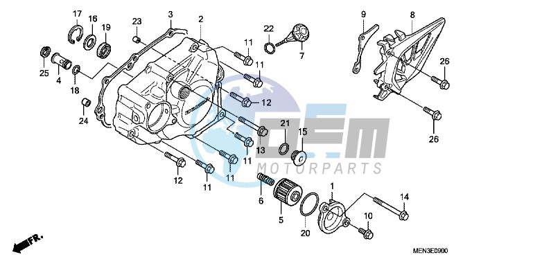 L. CRANKCASE COVER