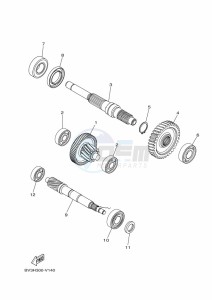 CZD300P-AB XMAX 300 POLICE (BGS4) drawing FRONT BRAKE CALIPER