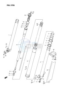 RM125 (E3) drawing FRONT DAMPER (MODEL R)